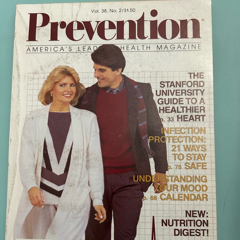 Women’s Vintage Prevention Magazine. February 1986.